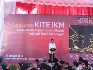 Jokowi: Usaha Kecil Akan Antre Demi Bebas Bea Masuk dan Pajak