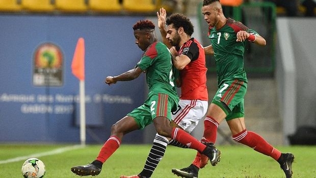 Mohamed Salah pernah mencetak gol di Old Trafford ketika membela timnas Mesir.