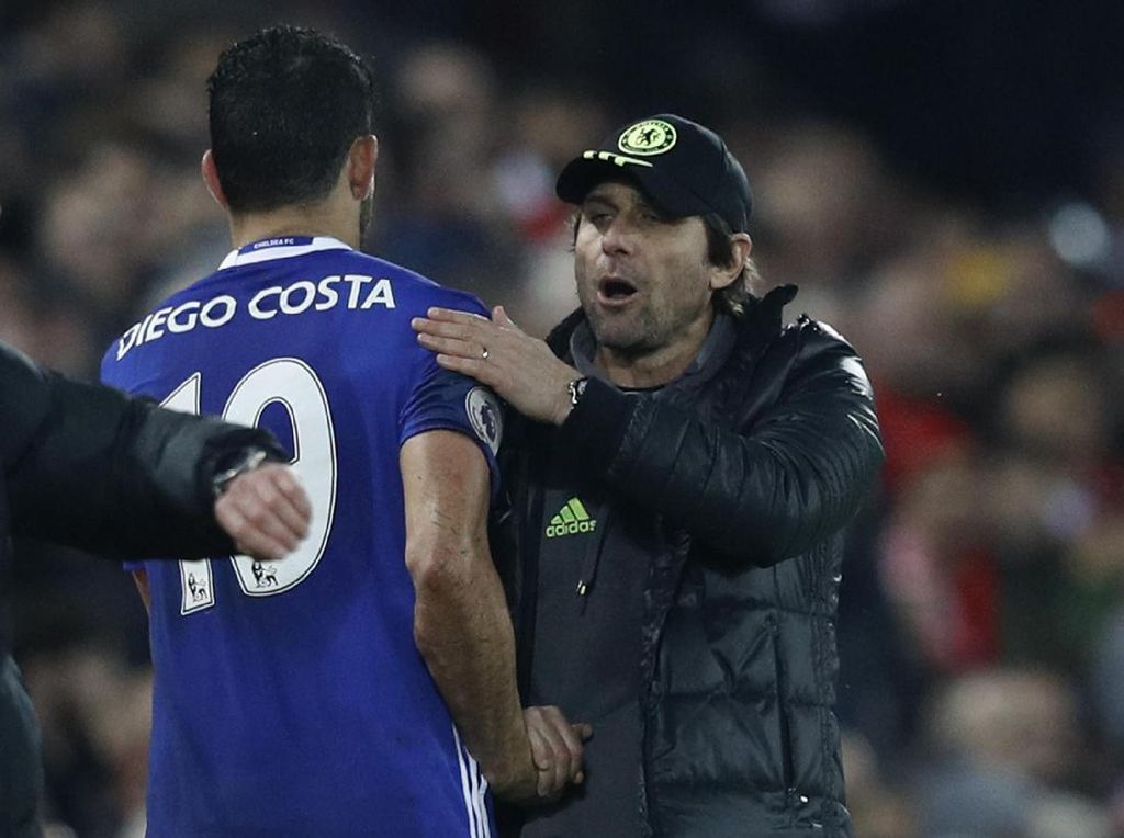 Diego Costa: Kalau Jadi Pelatih Madrid, Conte Tak Akan Awet