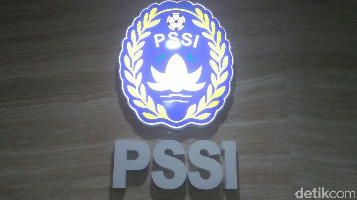 Logo PSSI. (Foto: Amalia Dwi Septi/detikSport)
