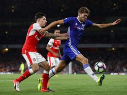 Marcos Alonso (2016–sekarang). Bek Chelsea yang direkrut dari Fiorentina seharga 2,2 juta pound sterling. Di antaranya pernah menjuarai Premier League dengan Chelsea. (Foto: Getty Images Sport/Paul Gilham)