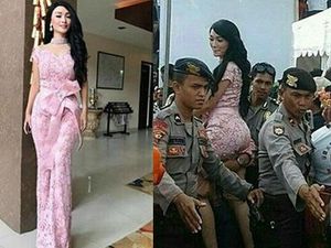 Foto Digendong Cowok dan Dikawal Polisi, Zaskia Gotik Beri Klarifikasi