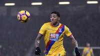 Patrick van Aanholt jadi salah satu pembelian Crystal Palace di bursa transfer musim dingin setelah didatangkan dari Sunderland (Foto: Reuters / Toby Melville)