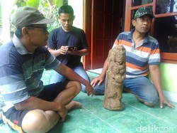 Gali Kolam, Warga Trenggalek Temukan Arca Zaman Majapahit