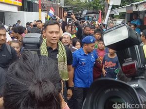 Gerilya ke Senen, Agus Yudhoyono Disambut Yel-yel DKI 1