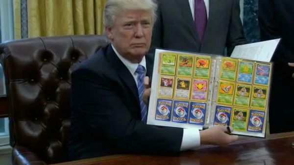 Protes Pembatasan Imigran, Trump Jadi Bahan Meme