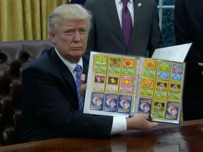 Protes Pembatasan Imigran, Trump Jadi Bahan Meme