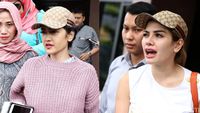 Datangi Polres, Jupe Gunakan Topi yang Sama dengan Nikita Mirzani