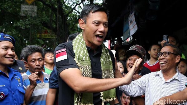 AHY Gerilya ke Gang-gang Sempit di Cikini