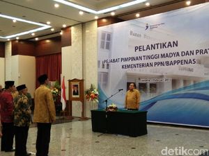 Kepala Bappenas Lantik Deputi dan Direktur Baru
