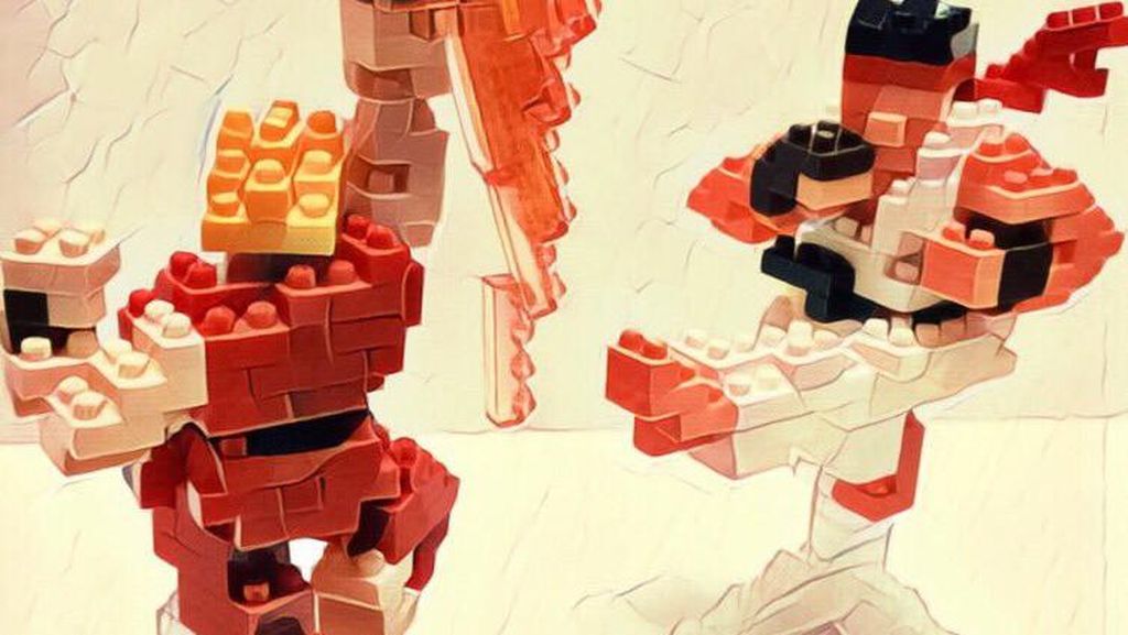 Adu Jotos Street Fighter vs Dragon Ball Versi Nanoblock Adu Jotos Street Fighter vs Dragon Ball Versi Nanoblock