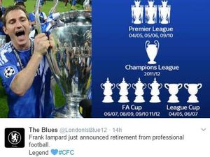 Bye Frank Lampard, Kamu Memang Hebat!