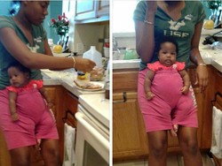 Kreatif! Cara Remaja Agar Bisa Makan Saat Jaga Sepupu yang Masih Bayi