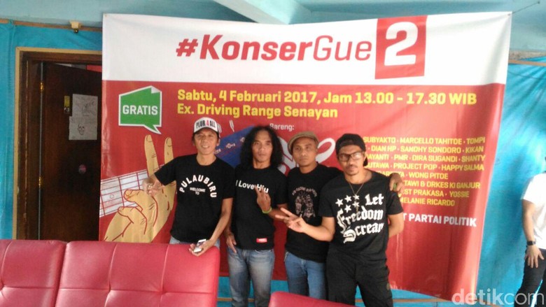 Musisi Dukung Demokrasi Indonesia Lewat Konser Gue 2