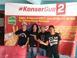 Musisi Dukung Demokrasi Indonesia Lewat Konser Gue 2