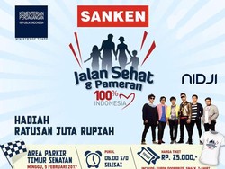 Ikuti Jalan Sehat dan Pameran Sanken, Raih Hadiah Ratusan Juta