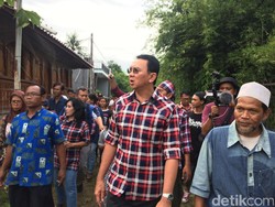 Di Cipayung, Ahok Janjikan Taman agar Tak Kalah dengan Bekasi
