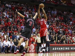 Harden 42 Poin, Rockets Jinakkan Bulls lewat Overtime