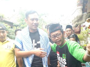 Blusukan ke Tanah Abang, Agus Cicipi Bubur Asin Betawi