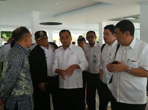 Menhub Tinjau Lokasi Peringatan Hari Pers Nasional