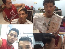 Ketika Andik Vermansah Jadi Tukang Cukur Rambut