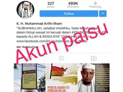 Akun Instagram Palsu Ustaz Arifin Ilham Bikin Resah