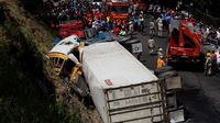 Bus vs Truk di Honduras, 16 Orang Tewas