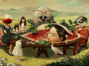 Perdana di Yogya, Kini Lukisan Roby Dwi Antono Dikenal hingga ke Mancanegara Perdana di Yogya, Kini Lukisan Roby Dwi Antono Dikenal hingga ke Mancanegara