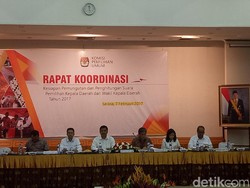 KPU RI Gelar Rapat Koordinasi Jelang Pencoblosan Pilkada 2017