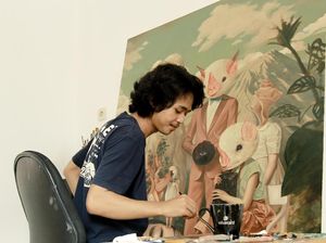 Roby Dwi Antono Belajar Melukis Surealis Terinspirasi Mark Reyden Roby Dwi Antono Belajar Melukis Surealis Terinspirasi Mark Reyden