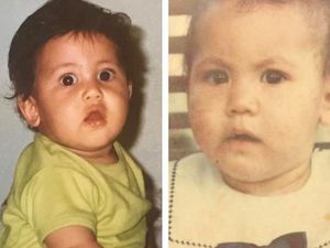 Foto Masa Kecil Pevita Pearce dan Kakaknya