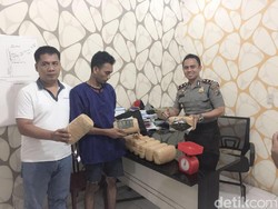 Bawa Ganja 10 Kg, Pemuda di Medan Ini Dibekuk Saat Turun dari Becak
