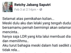 Kata Retchy JS Soal Viral Curhat Pacaran 6 Tahun Ditinggal Nikah