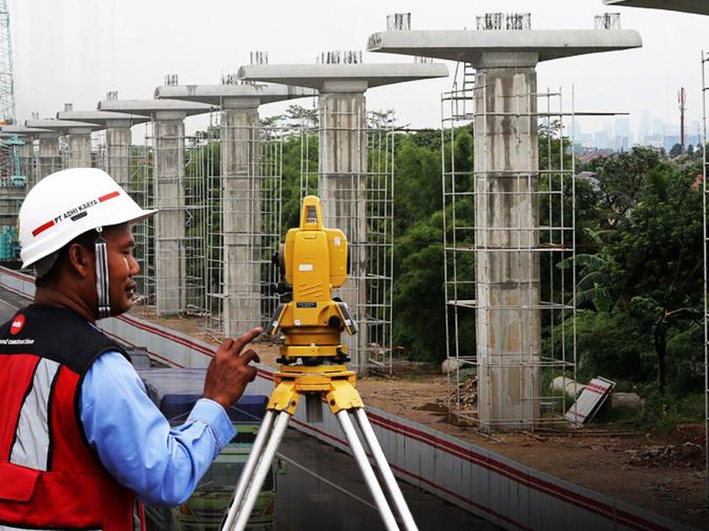 Pembangunan LRT Jabodebek Sudah 70% Pembangunan LRT Jabodebek Sudah 70%