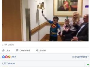 Perayaan Kemoterapi Terakhir Bocah 6 Tahun yang Jadi Viral