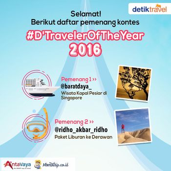 Inilah Dia Para Pemenang d'Traveler of The Year 2016!