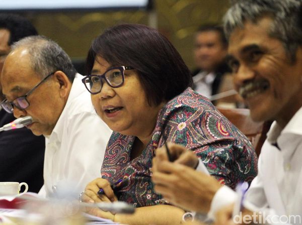 Plt Dirut Pertamina Rapat Dengan Komisi VII