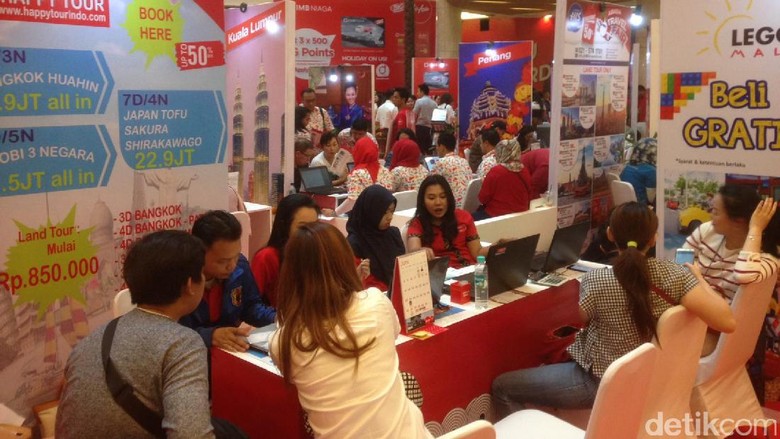 Foto: Suasana AirAsia Travel Fair (Afif/detikTravel) Foto: Suasana AirAsia Travel Fair (Afif/detikTravel)