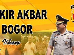 Polres Bogor Gelar Zikir Akbar Bersama Ustaz Arifin Ilham di 112