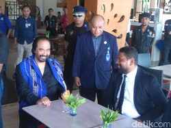 Hadiri Rakerwil NasDem Maluku, Paloh Targetkan Menang di Pilkada