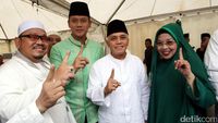 Agus-Sylvi Hadiri Istigasah Ormas Islam DKI