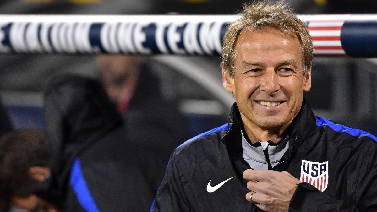 Juergen Klinsmann jadi pelatih baru Hertha Berlin (Jamie Sabau/Getty Images/AFP)