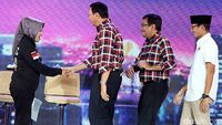 Momen Keakraban Cagub-Cawagub DKI Usai Debat