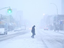 Badai Salju Landa AS Bagian Timur, 2 Orang Tewas