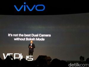 Vivo V5Plus Meluncur dengan Kamera Depan Ganda