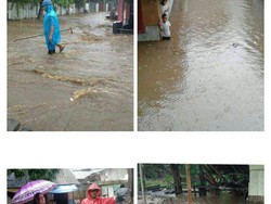 Banjir Bandang Rendam Permukiman di Bitung, Sulawesi Utara