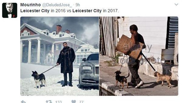 Meme Kocak Warnai Nasib Malang Leicester City