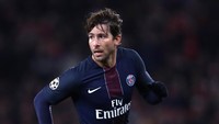 PSG adalah tempat buat Maxwell untuk menutup kariernya sebagai pesepakbola pada tahun ini. Pemain bertahan tersebut membela Les Parisiens sedari Januari 2012 silam. (Foto: Getty Images Sport/Julian Finney)