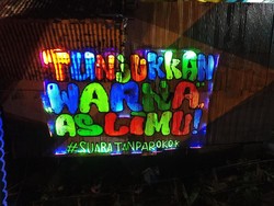 Video: Cantiknya Mural Anti-rokok di Kali Code Yogyakarta