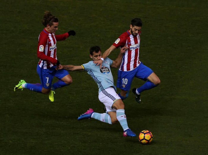 Tertinggal Dua Kali, Atletico Akhirnya Kalahkan Celta